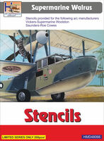 Supermarine Walrus Mk.I/Mk.II - wing walkways and stencils - Image 1