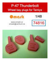Republic P-47 Thunderbolt Wheel Bay Plugs (for Tamiya kits) - Image 1