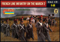 Napoleonic French Line Infantry on the March Set no.2 - Image 1
